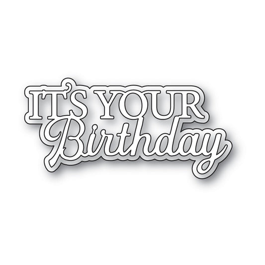 Memory Box Everyday Sentiments - It's Your Birthday craft die