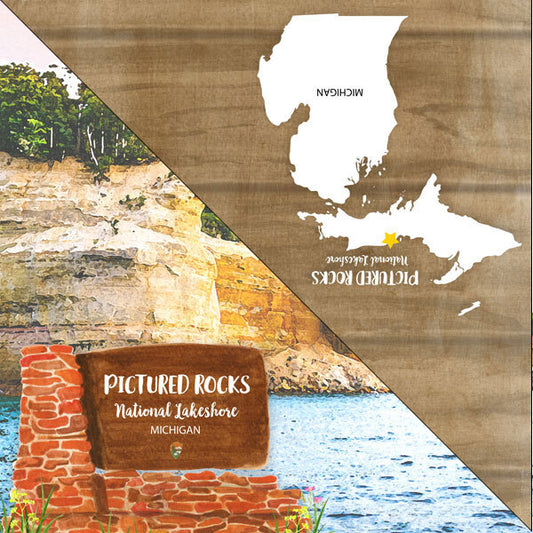 Michigan - Pictured Rocks National Lakeshore Paper 12x12