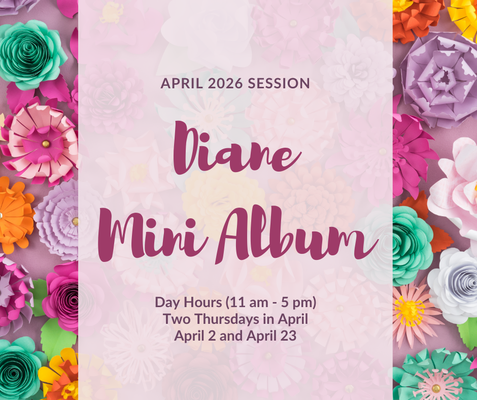 Mini Album Class with Diane - April 2 and April 23, 2026 (11am-5pm)