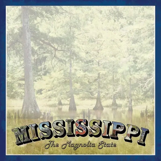 Mississippi Vintage Paper 12 x 12