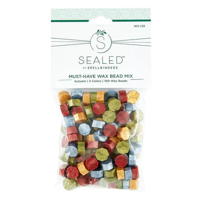 Must-Have Wax Bead Mix Autumn from The Sealed by Spellbinders Collection