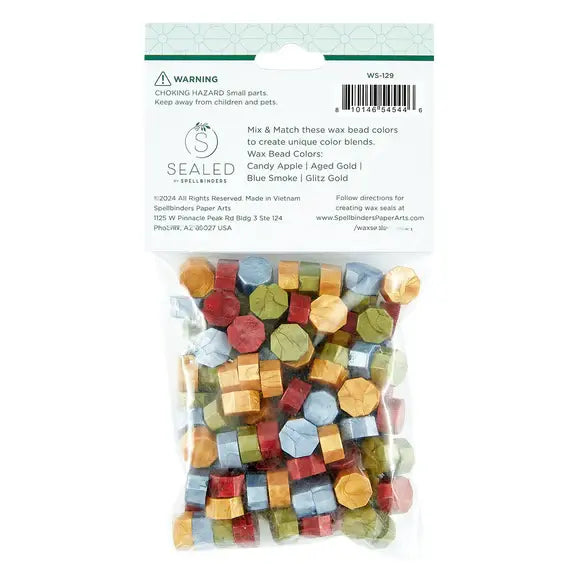 Must-Have Wax Bead Mix Autumn from The Sealed by Spellbinders Collection