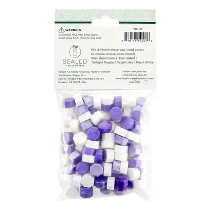 Must-Have Wax Bead Mix Purple from The Sealed by Spellbinders Collection