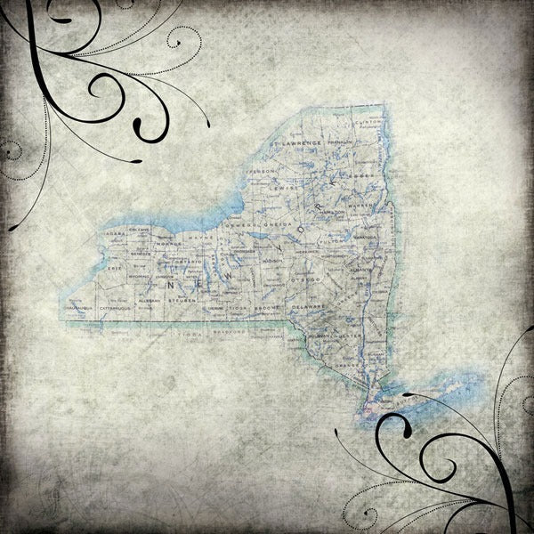 New York Travel 12 x 12 Scrapbook Paper