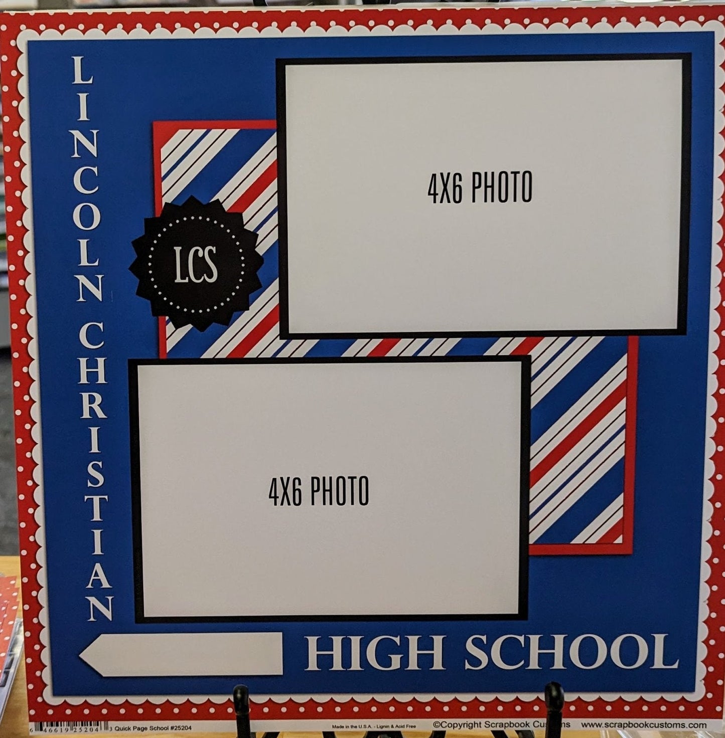 SC 25204 Custom School Paper 12 x 12 - Select School