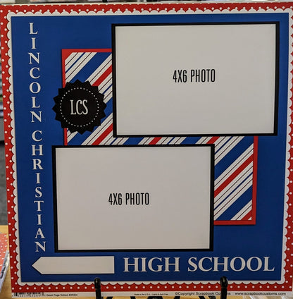 SC 25204 Custom School Paper 12 x 12 - Select School