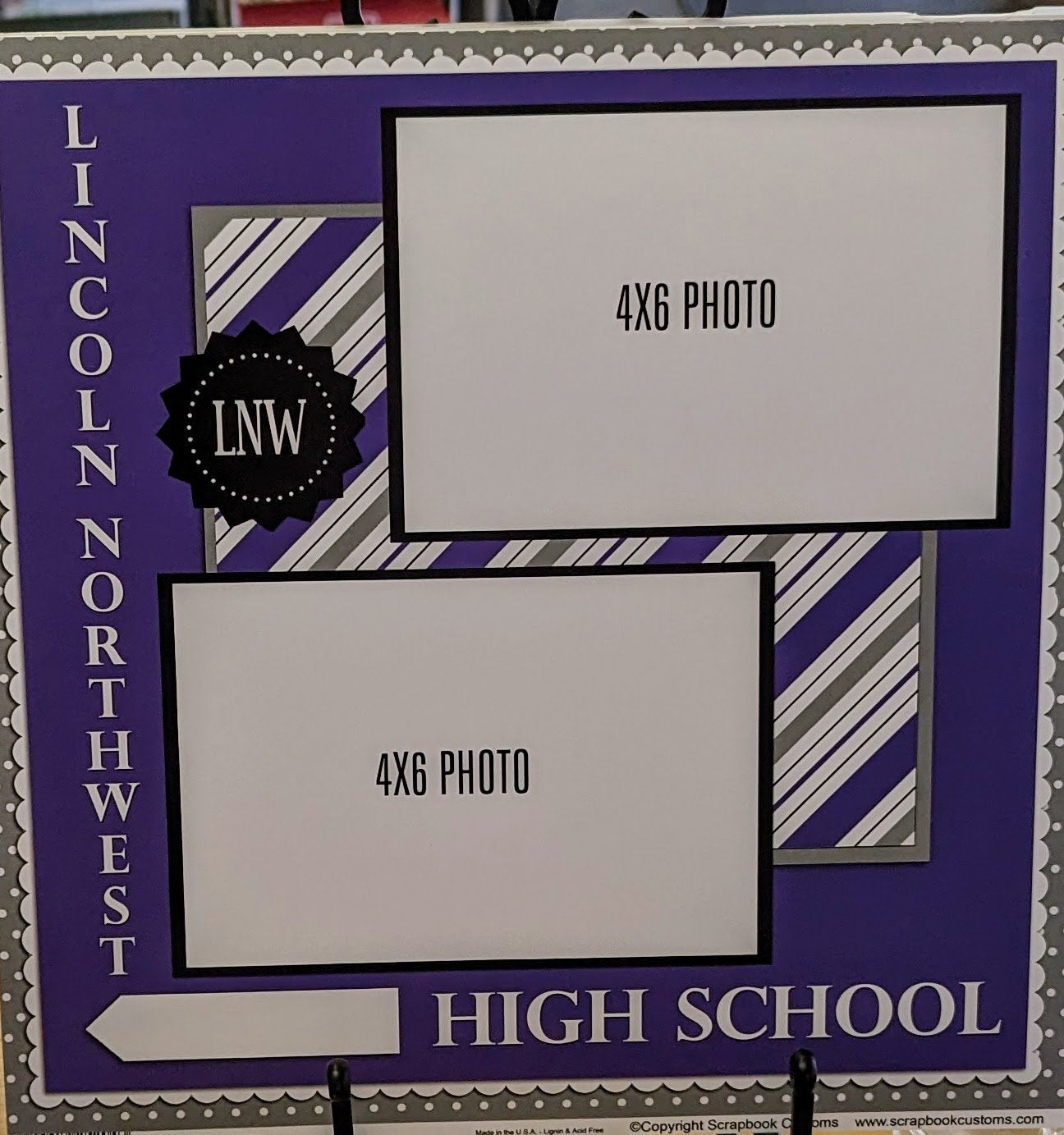 SC 25204 Custom School Paper 12 x 12 - Select School