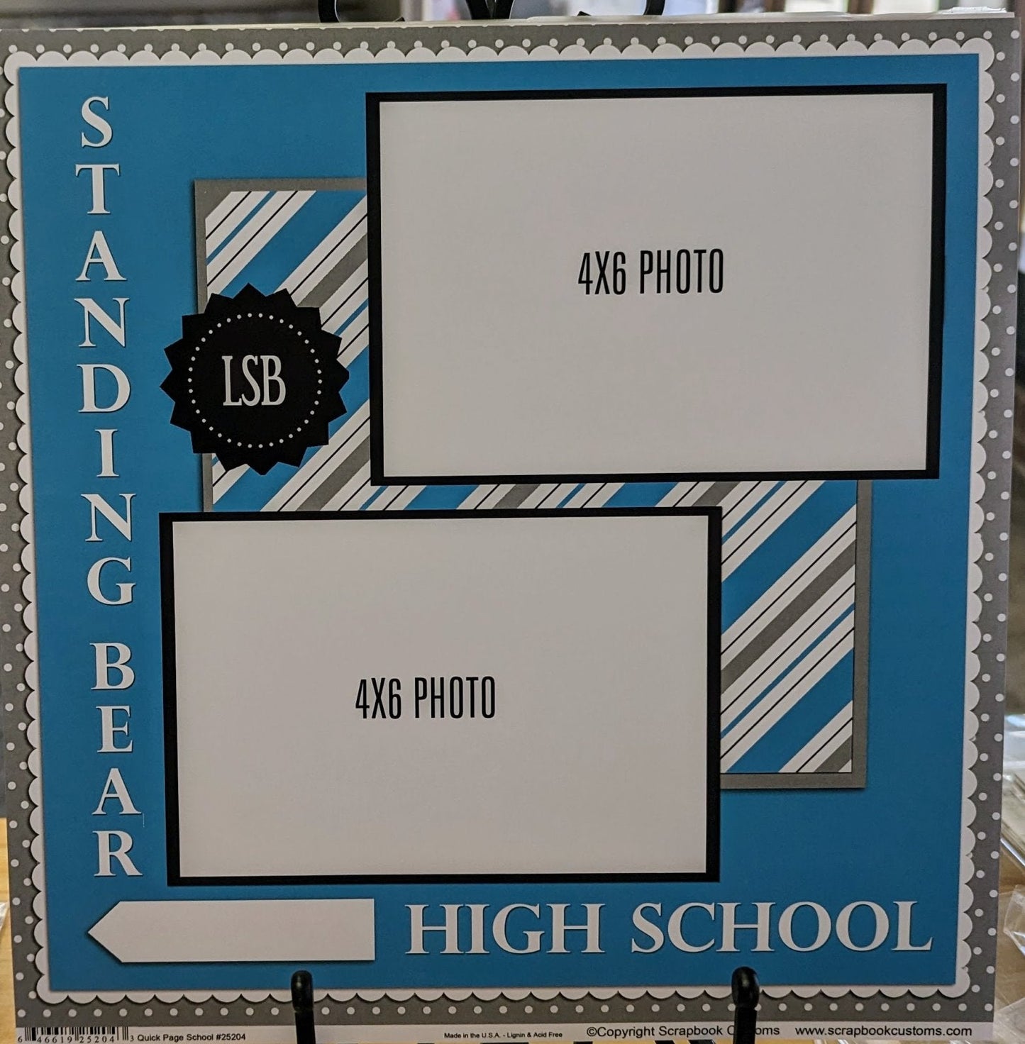 SC 25204 Custom School Paper 12 x 12 - Select School