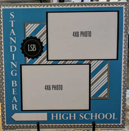 SC 25204 Custom School Paper 12 x 12 - Select School