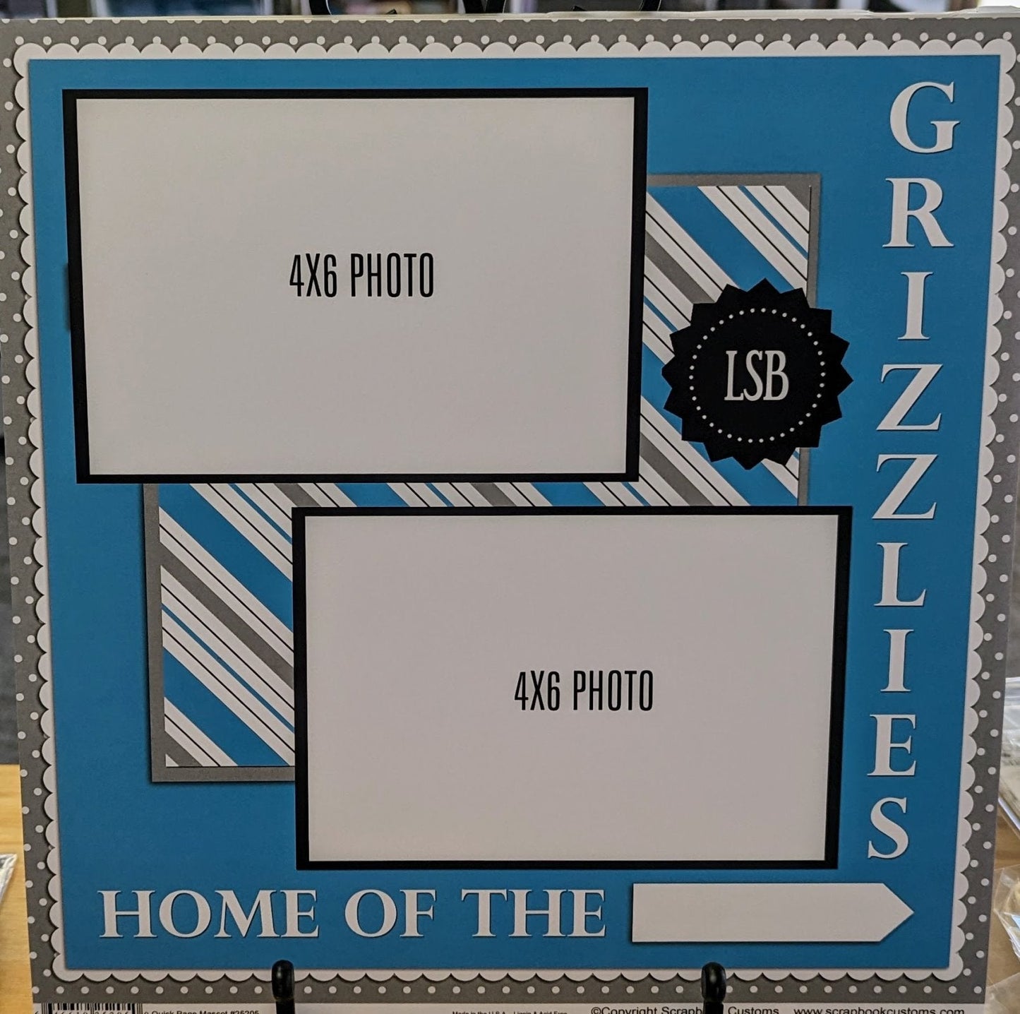 SC 25205 Custom School Paper 12 x 12 - Select School