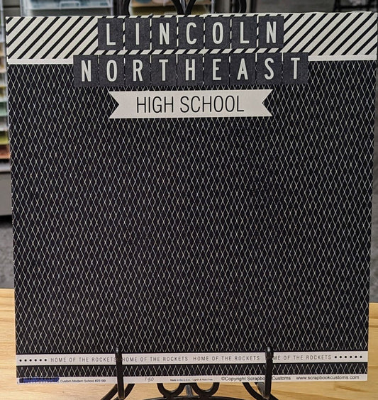 SC 25199 Custom School Paper 12 x 12 - Select School