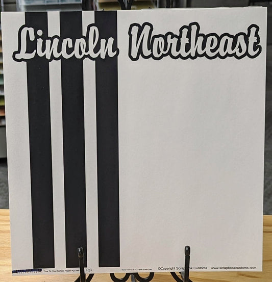 SC 25348 Custom School Paper 12 x 12 - Select School