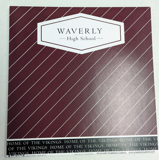 Plain & Simple School Custom Paper - Waverly