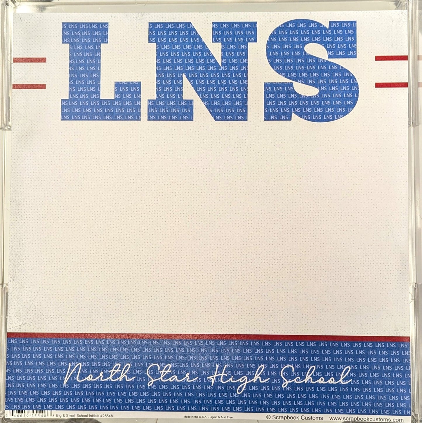 SC Big and Small School Initials - Lincoln North Star