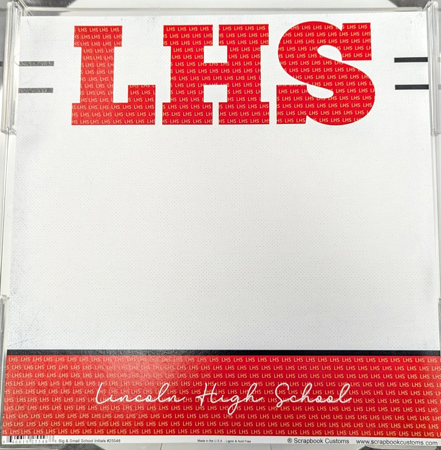 SC Big and Small School Initials - Lincoln High