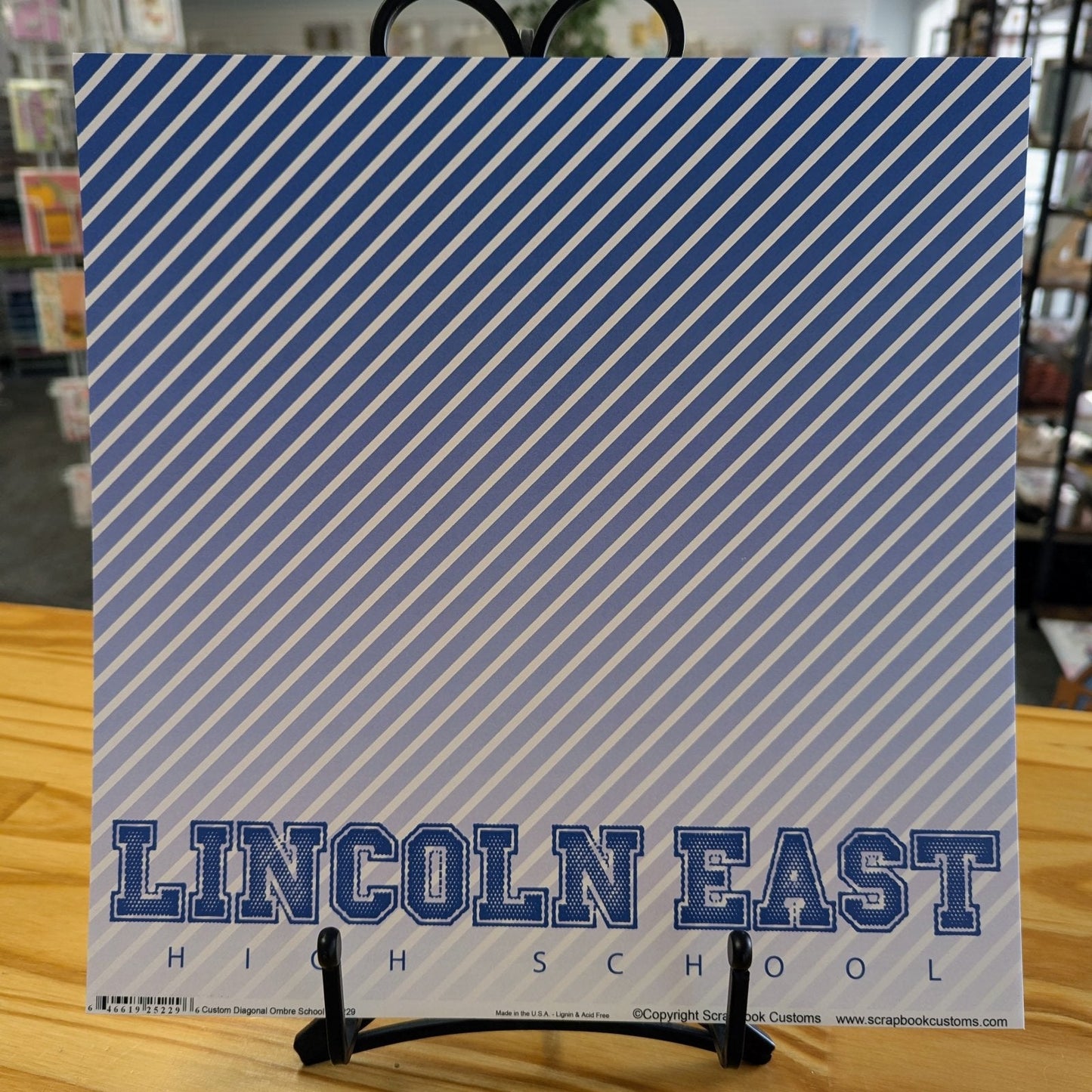 SC 25229 Custom School Paper 12 x 12 - Select School
