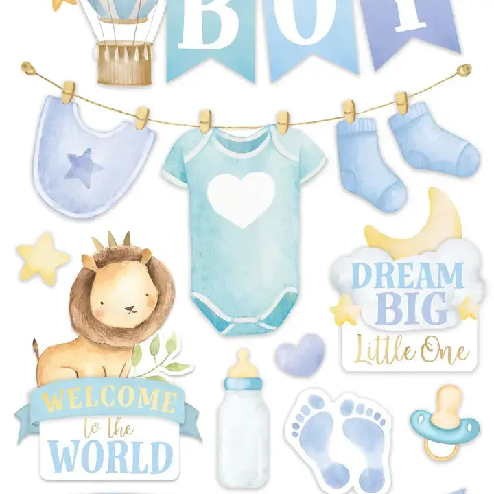 Paper House 3D Stickers - Baby Boy