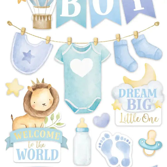 Paper House 3D Stickers - Baby Boy