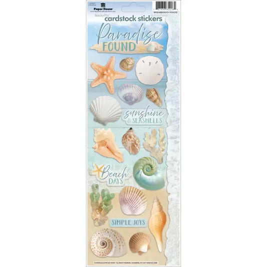 Paper House Cardstock Sticker - Beach Paradise