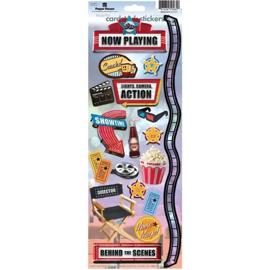 Paper House Cardstock Stickers - Movies