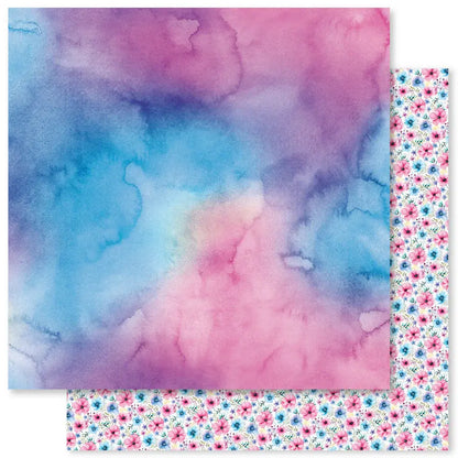Paper Rose Rainbow Twirl 2.0 Paper 6 x 6