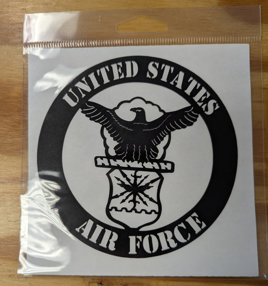 Petticoat Parlor United States Air Force Die Cut in Black