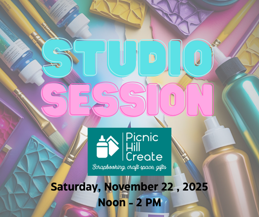 Picnic Hill Create Studio Session: Saturday, November 22, 2025, Noon - 2 PM