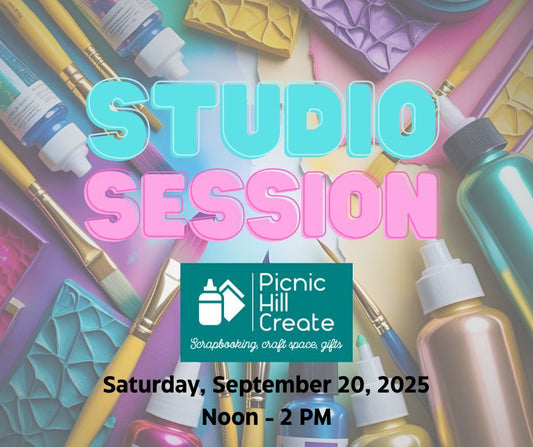 Picnic Hill Create Studio Session: Saturday, September 20, 2025, Noon - 2 PM