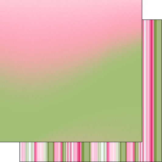 Pink & Green DS 12 x 12 paper