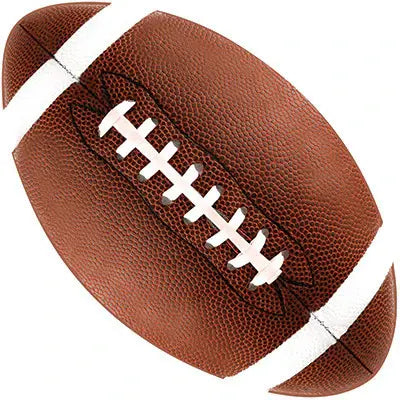 Reminisce: Football Die Cut, measures 15 inches x 9 inches