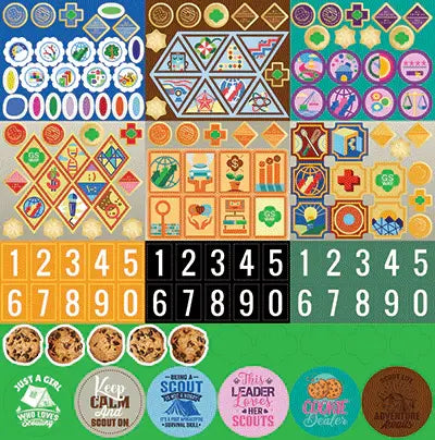 Reminisce: My Troop 12x12 Sticker Girl Scout