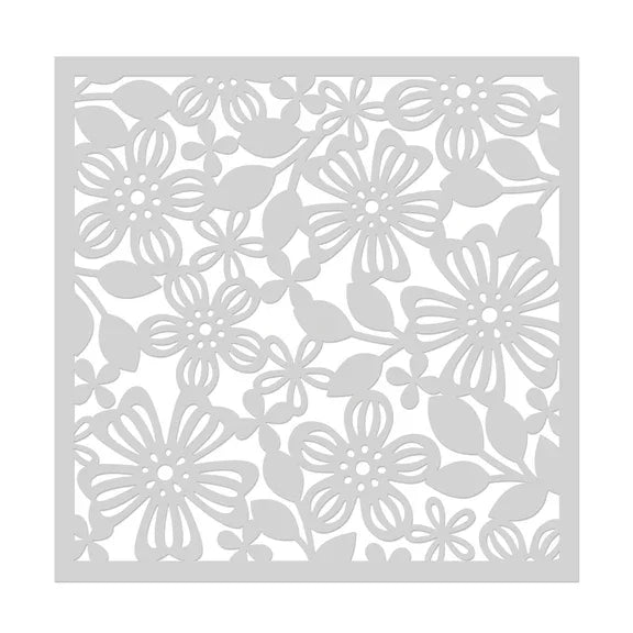 Hero Arts Spring Floral Stencil