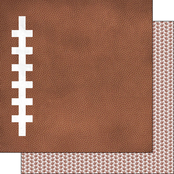 SC Football Addict 2 Double Sided Scrapbook Paper