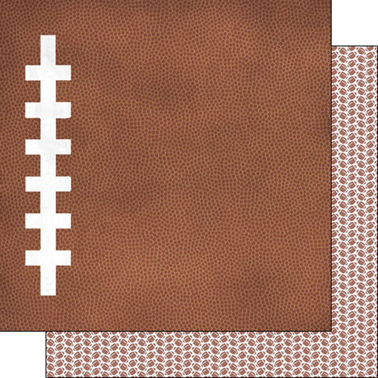 SC Football Addict 2 Double Sided Scrapbook Paper