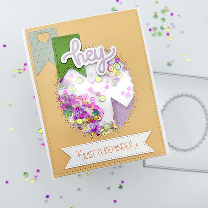 Hi, hey, hello Word Dies - Small Style