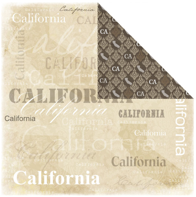 California Lovely Paper 12 x 12