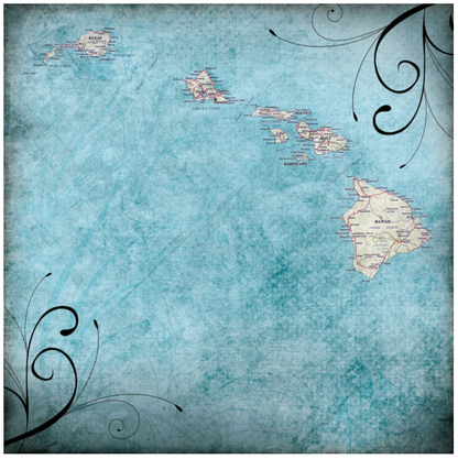 Hawaii Travel Paper 12 x 12