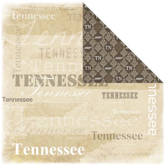 Tennessee Lovely Paper 12 x 12