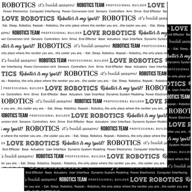 Robotics Sports Pride DS 12 x 12 Paper