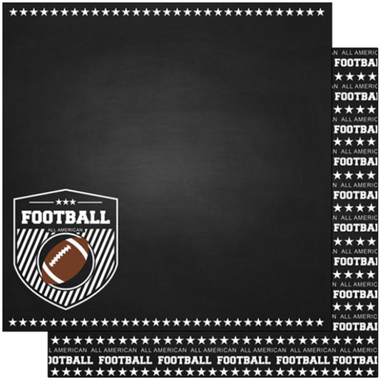 Football - Double Sided Chalkboard Sports