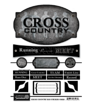 Cross Country - Fan Sticker