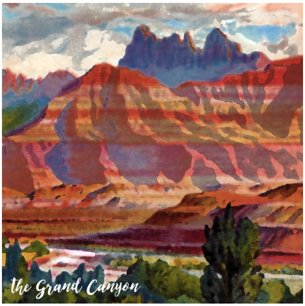 Grand Canyon Watercolor Paper 12 x 12