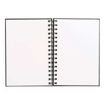 Small Sketchbook 5.5 X 8" - Spiral Hardcover (Black)