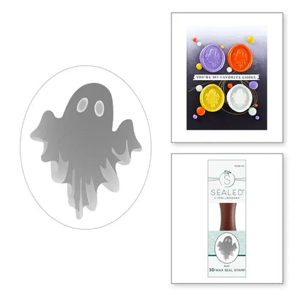 Spellbinders Boo! 3D Wax Seal from the Happy Haunting Collection