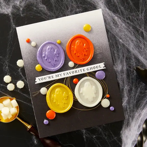Spellbinders Boo! 3D Wax Seal from the Happy Haunting Collection