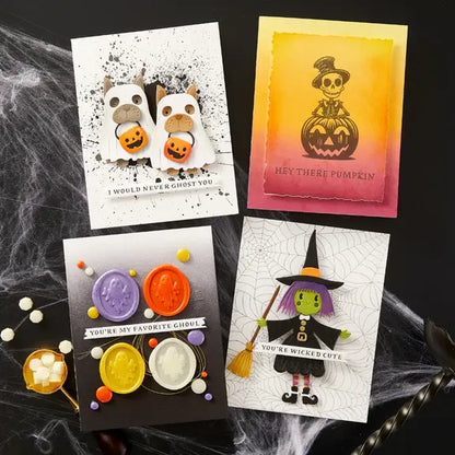 Spellbinders Boo! 3D Wax Seal from the Happy Haunting Collection