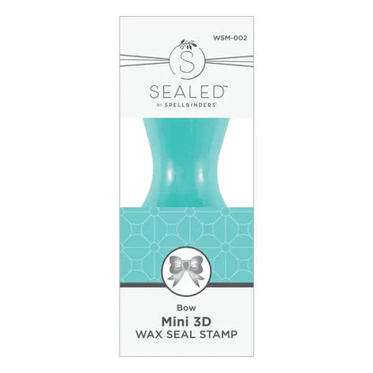 Spellbinders Bow Mini 3D Wax Seal from the Mini Wax Seals Collection