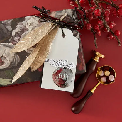 Spellbinders Evergreen Joy 3D Wax Seal from the Sealed 3D Christmas Collectioin