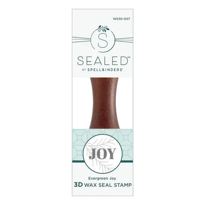 Spellbinders Evergreen Joy 3D Wax Seal from the Sealed 3D Christmas Collectioin