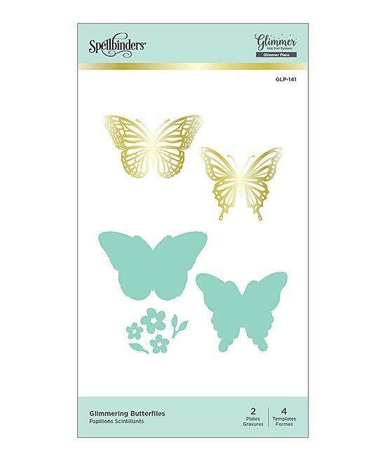 Spellbinders Glimmering Butterflies Hot Foil Plate